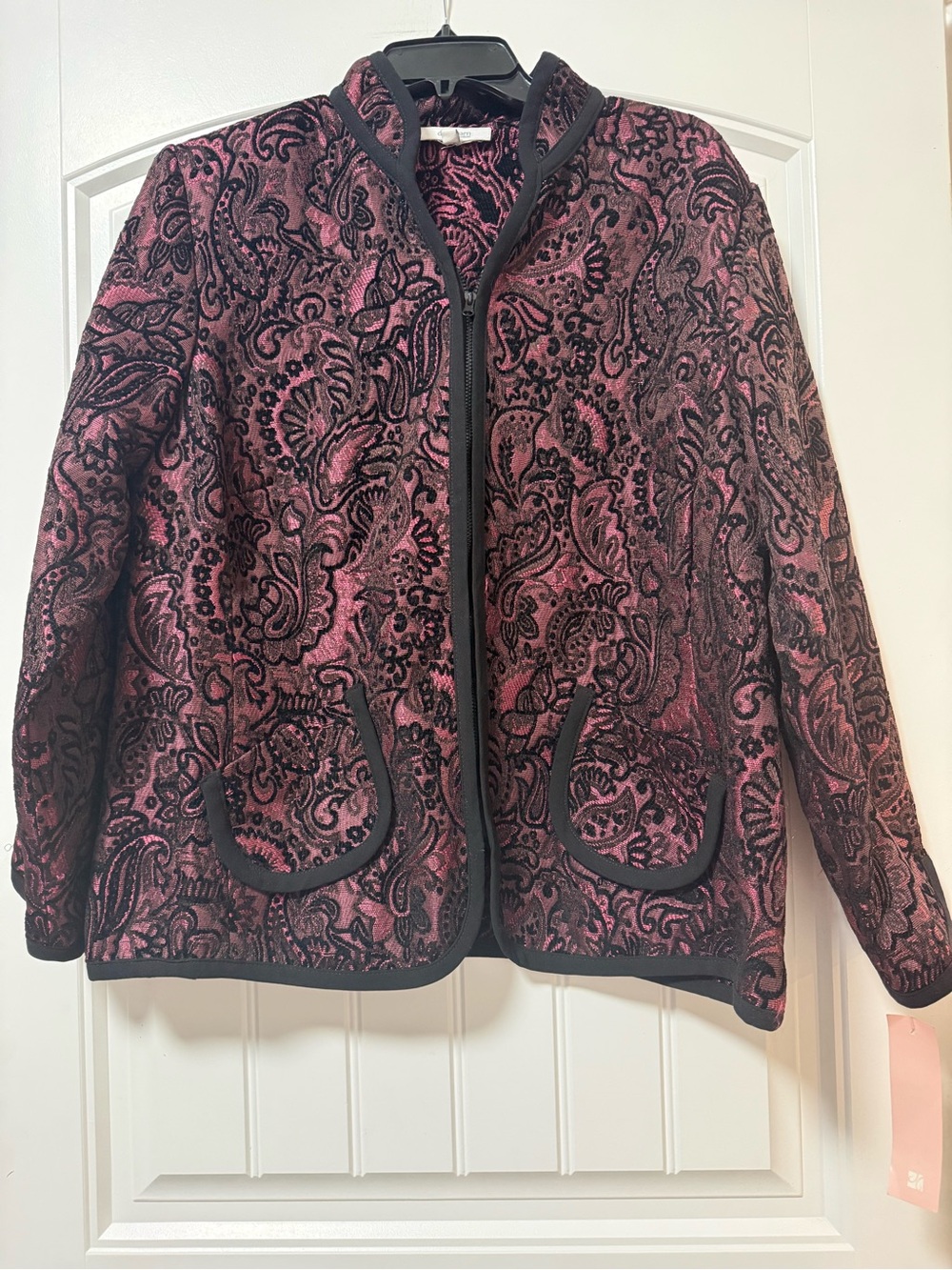 NWT Vintage Dress Barn Paisley Tapestry Jacket